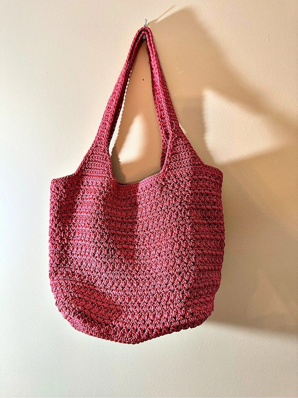 Sak Crochet Tote Bag in Orange